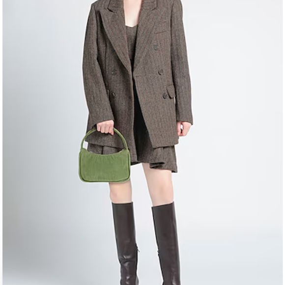 LE DAF Green Corduroy Women's Bag NWT